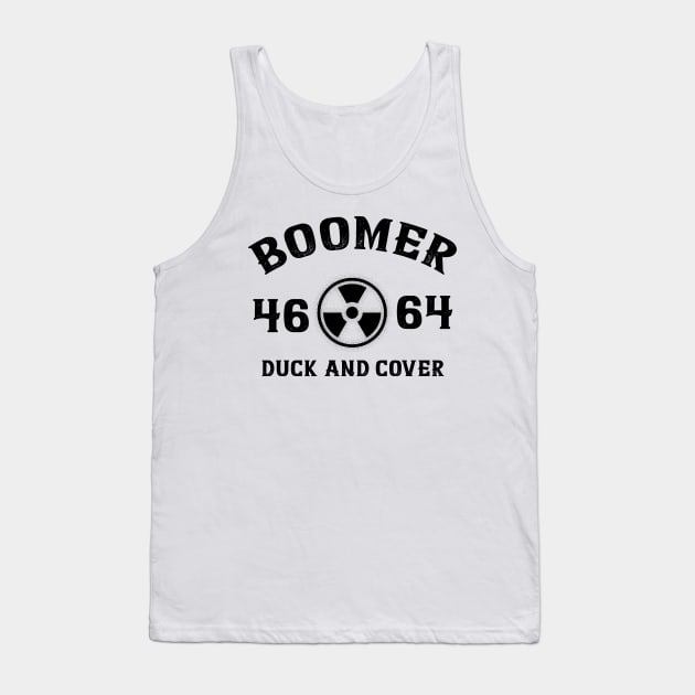 Boomer - Duck and Cover Tank Top by Limey_57